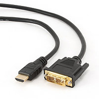 Кабель HDMI - DVI version 2.0 вилка-вилка CC-HDMI-DVI-6 1.8М Cablexpert