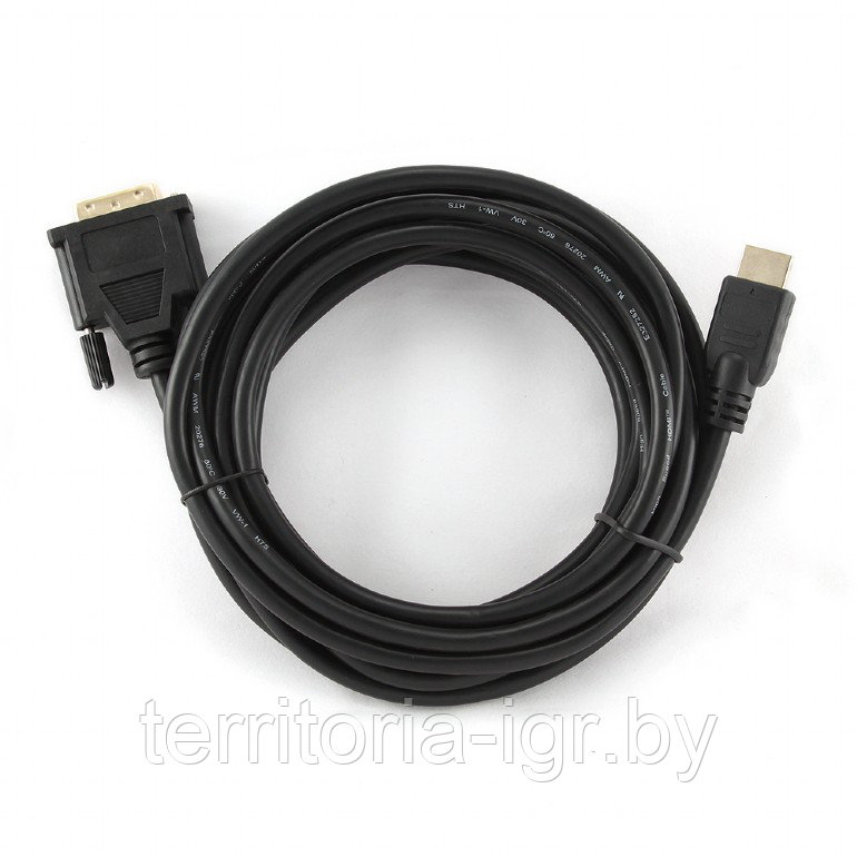 Кабель HDMI - DVI вилка-вилка CC-HDMI-DVI-7.5 Cablexpert - фото 2 - id-p74890602