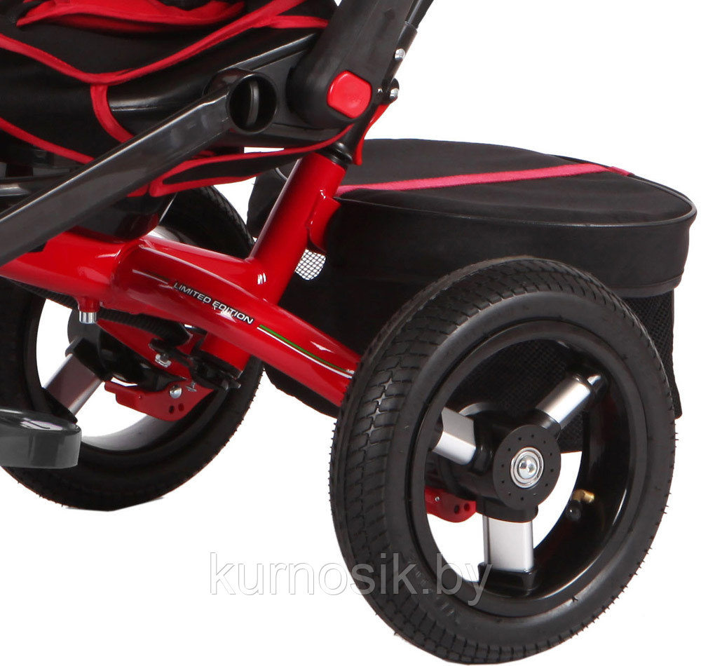 Детский велосипед трехколесный Trike Super Formula, колеса 12\10 (поворотное сиденье) Черный - фото 2 - id-p74957965