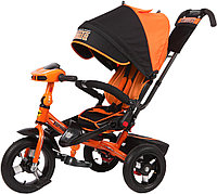 Детский велосипед трехколесный Trike Super Formula, колеса 12\10 (поворотное сиденье) Оранжевый