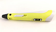 3D ручка 3Д ручка 3D Pen 2 поколения с LCD дисплеем ОРИГИНАЛ! желтая, фото 2