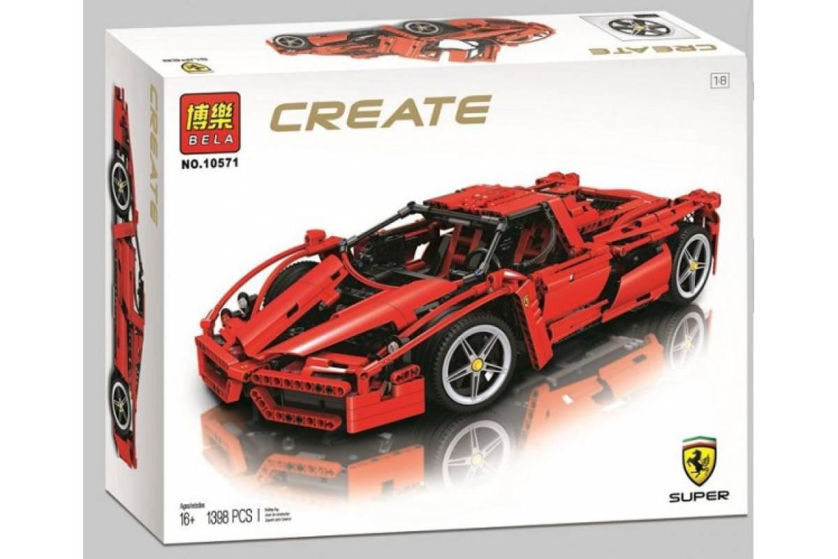 Конструктор Bela 10571 Enzo Ferrari (Энцо Феррари) аналог Лего Техник Lego Technic 8653 - фото 1 - id-p74959913