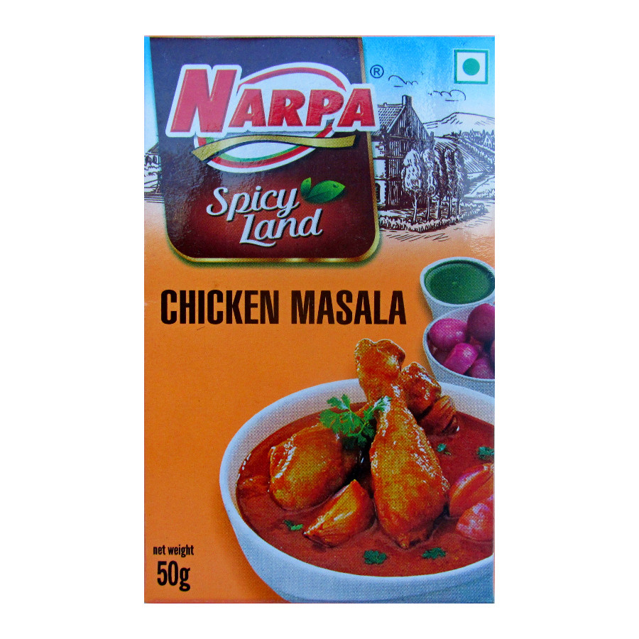Смесь специй Чикен Mасала Narpa Chicken Masala, 50г - приправа для курицы - фото 1 - id-p44405237