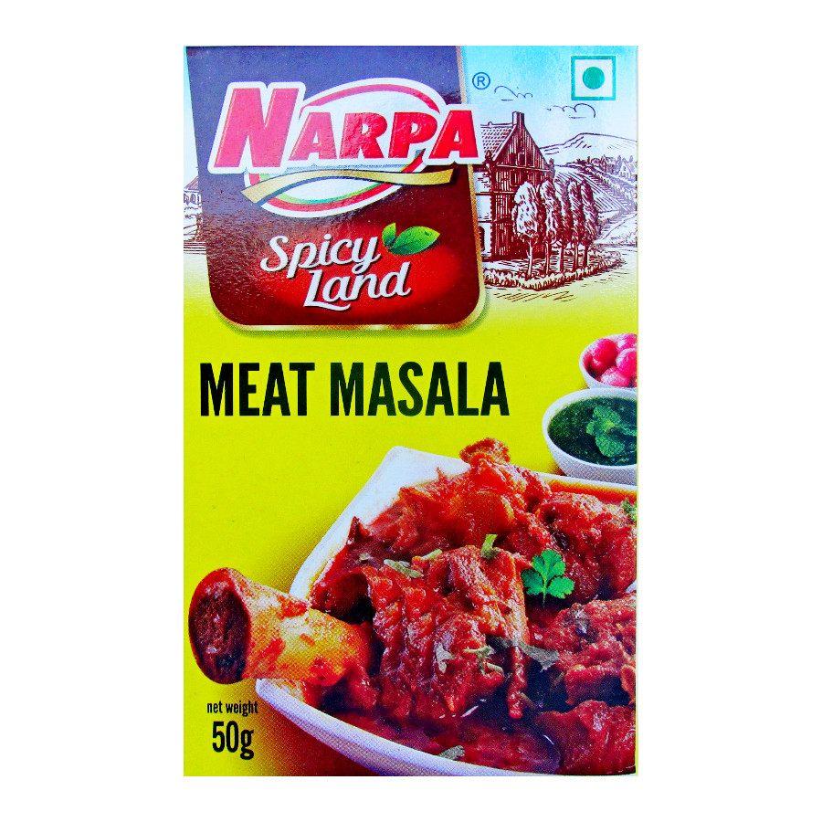 Смесь специй Мит Mасала Narpa Meat Masala, 50г - приправа для мяса - фото 1 - id-p75054172