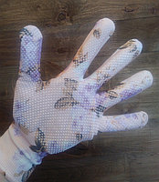 Перчатки трикотажные с "пупырышками", 1 пара