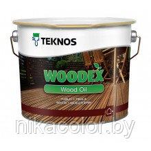 Масло Teknos WOODEX Wood Oil Brown коричневый 9л