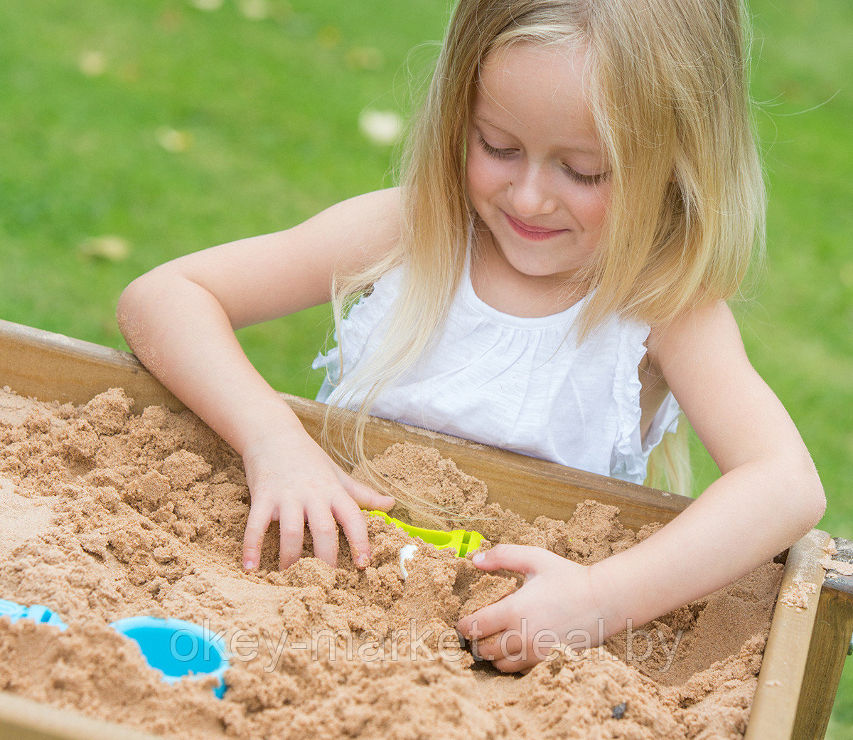 Детская песочница Little Tikes 2 в 1 деревянная 172847 - фото 5 - id-p75058185