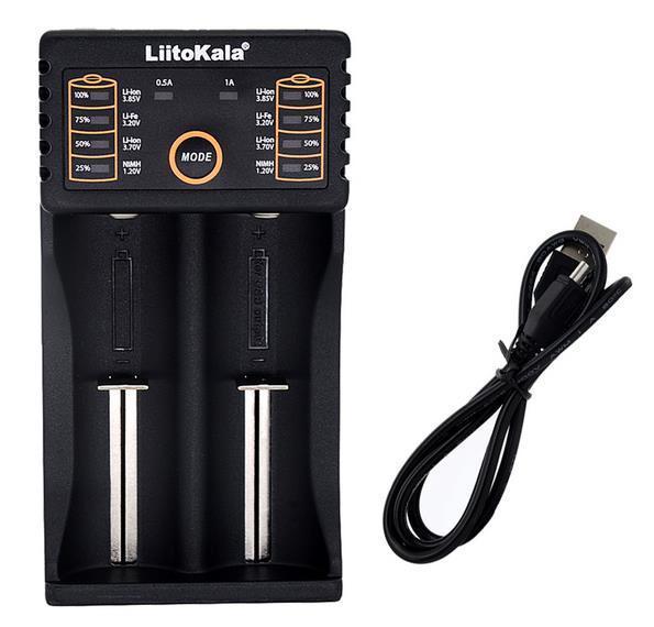 Зарядное устройство LiitoKala Lii-202 для аккумуляторных элементов (в комплекте с USB кабелем) - фото 4 - id-p75060330