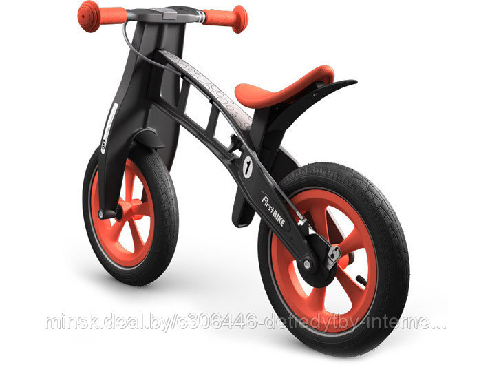 Беговел FirstBIKE Limited Edition с тормозом Оранжевый - фото 6 - id-p75060743