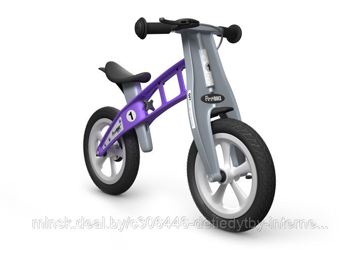 Беговел FirstBIKE Street без тормоза Фиолетовый - фото 8 - id-p75061390