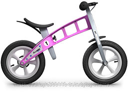 Беговел FirstBIKE Street с тормозом Розовый