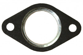 Прокладка выпускного коллектора дв.ЯМЗ (2 отверстия) окантовка д=46мм - фото 1 - id-p72255057