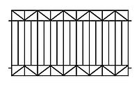 Секция забора ЗСК-5 (за м. кв.)