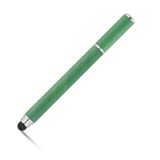 Шариковая ручка из крафт-бумаги со стилусом для электронных устройств - фото 2 - id-p75084846