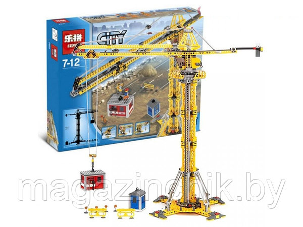 Конструктор 02069 Высотный кран, 778 деталей аналог LEGO City (Лего Сити)  7905 - купить по лучшей цене в Минске от компании "Магазинчик бай. Магазин  конструкторов и игрушек." - 75134178