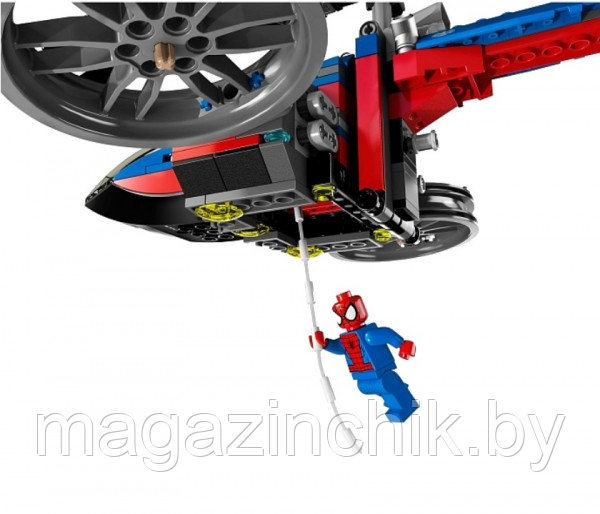 Конструктор 10240 Спасательная операция на вертолете Человека Паука, аналог Лего (LEGO) 76016 - фото 3 - id-p75136910