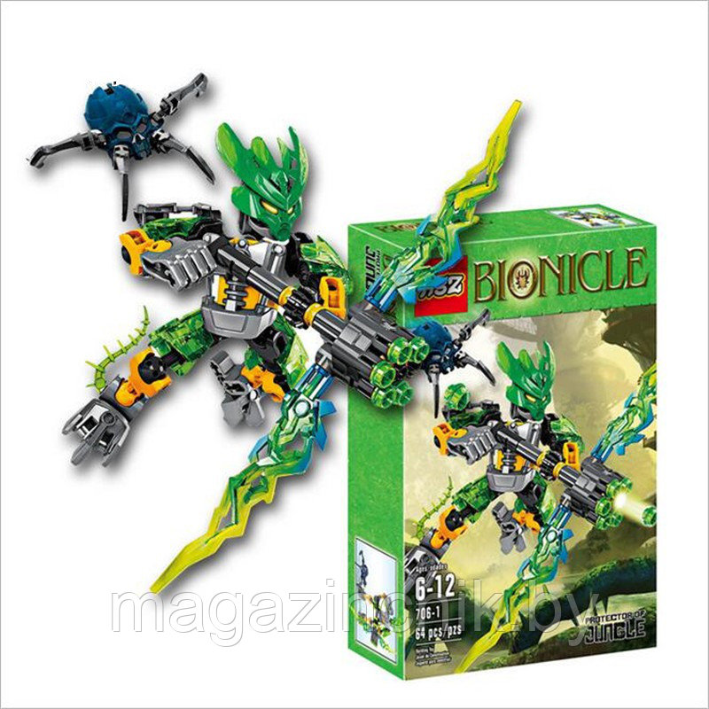Конструктор Bionicle Страж Джунглей 706-1 аналог Лего (LEGO) Бионикл 70778 - фото 2 - id-p75149136