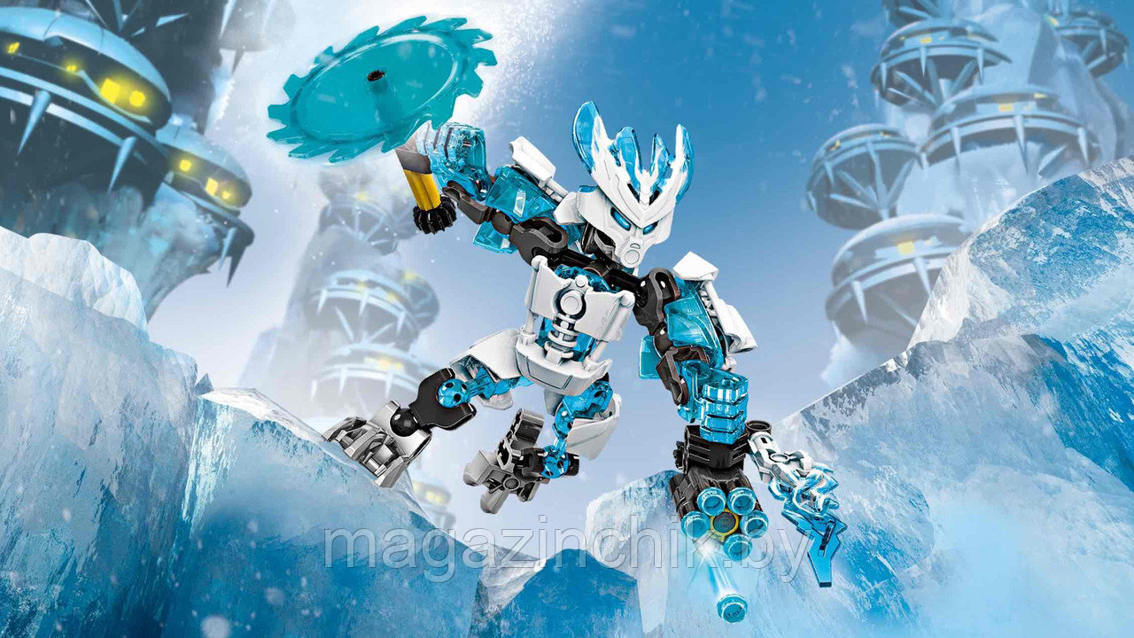 Конструктор Bionicle Страж Льда 706-5 аналог Лего (LEGO) Бионикл 70782 - фото 3 - id-p75149237