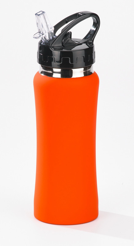 Бутылка для воды 600 мл с покрытием soft-touch - фото 4 - id-p75185417