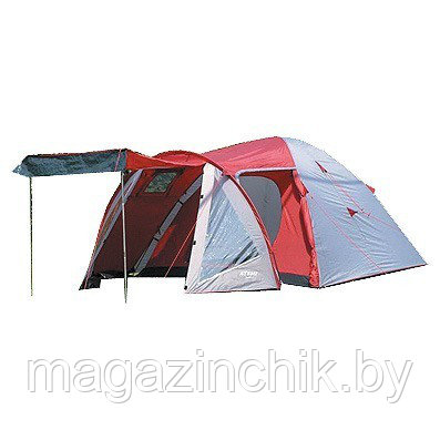Туристическая палатка TAIGA 4 (240+120) х 240х155см купить в Минске - фото 2 - id-p5106513
