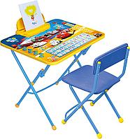 Набор детской мебели складной Д3Т НИКА "Тачки 3"  (пенал, стол + мягкий стул с подножкой)