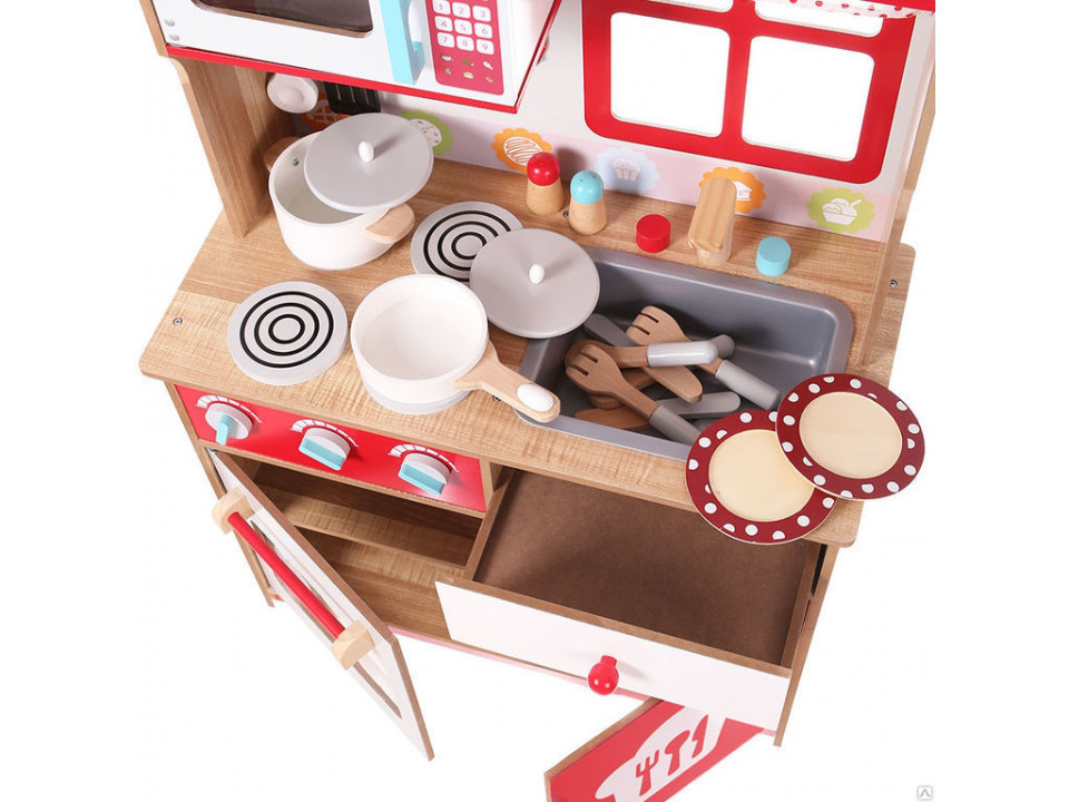 Детская кухня деревянная Eco Toys (4253) - фото 2 - id-p75188496