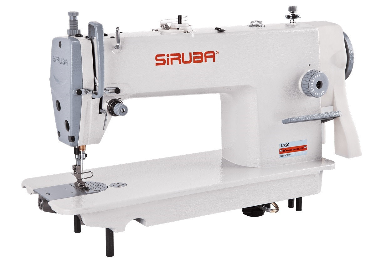 Промышленная швейная машина SIRUBA L720-Н1 одноигольная стачивающая на китайском столе - фото 1 - id-p75189125