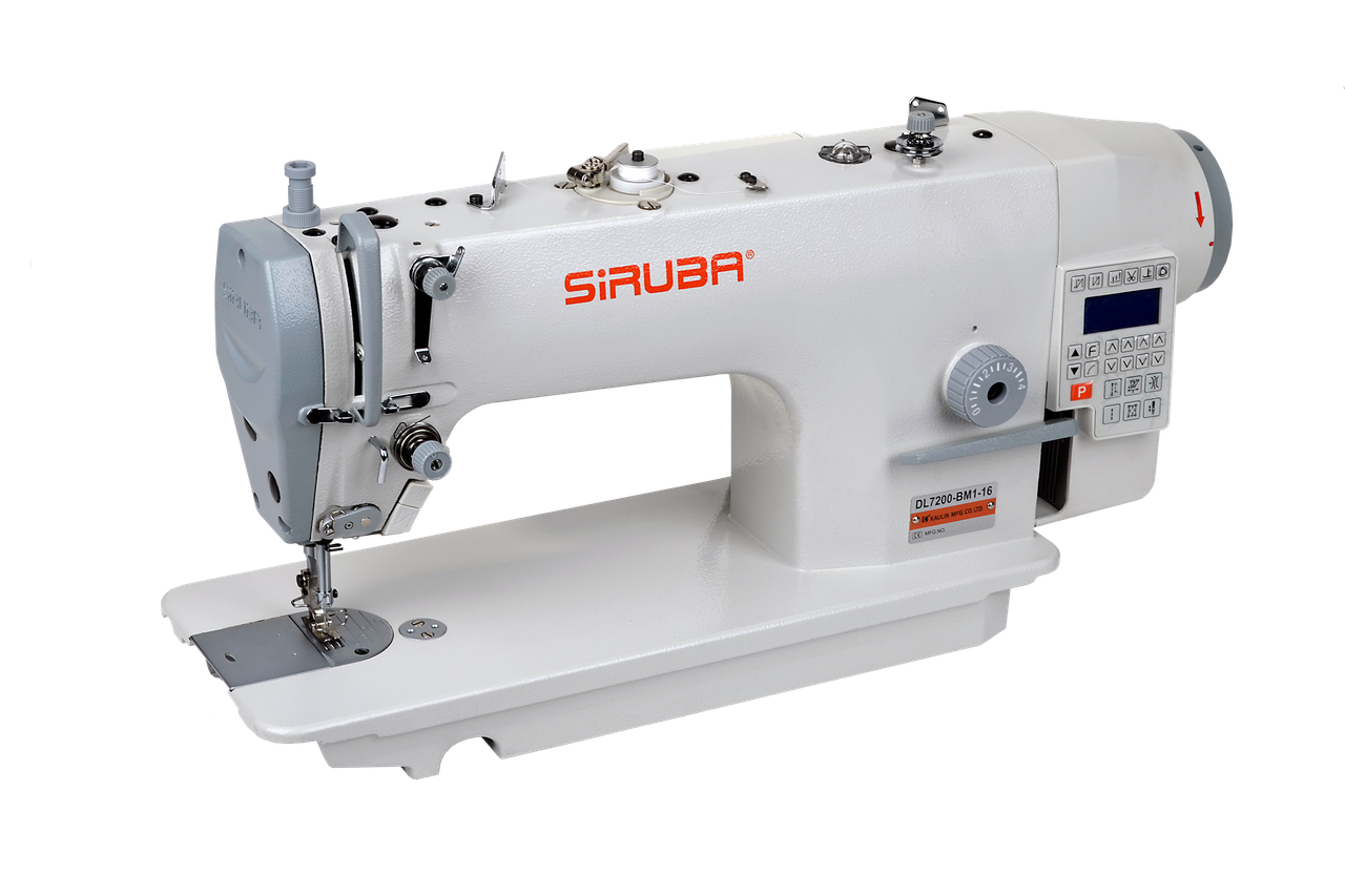 Промышленная швейная машина SIRUBA DL7200-BН1-16 одноигольная стачивающая - фото 2 - id-p75190500