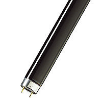 Люминисцентная ультрафиолетовая лампа с чёрной колбой FLU10 T8 36W G13