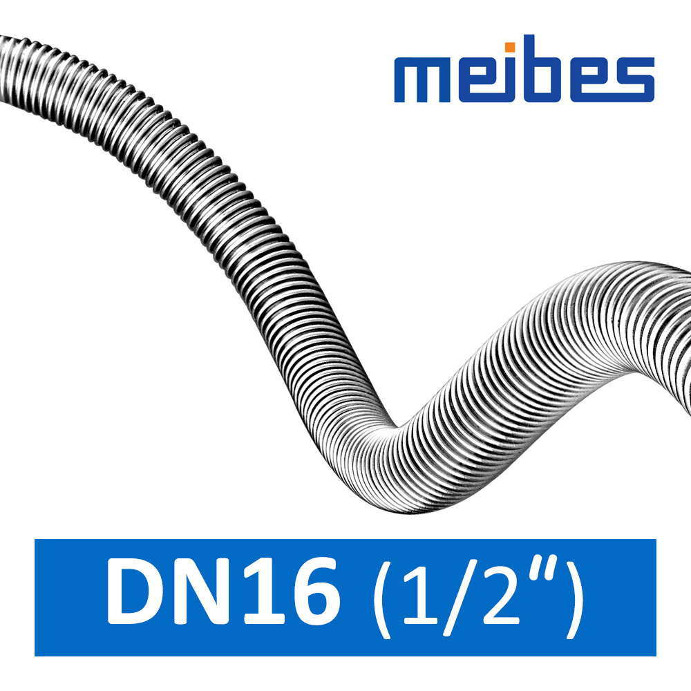 Труба из нержавеющей стали гофрированная DN16 INOFLEX Meibes - фото 1 - id-p75265427
