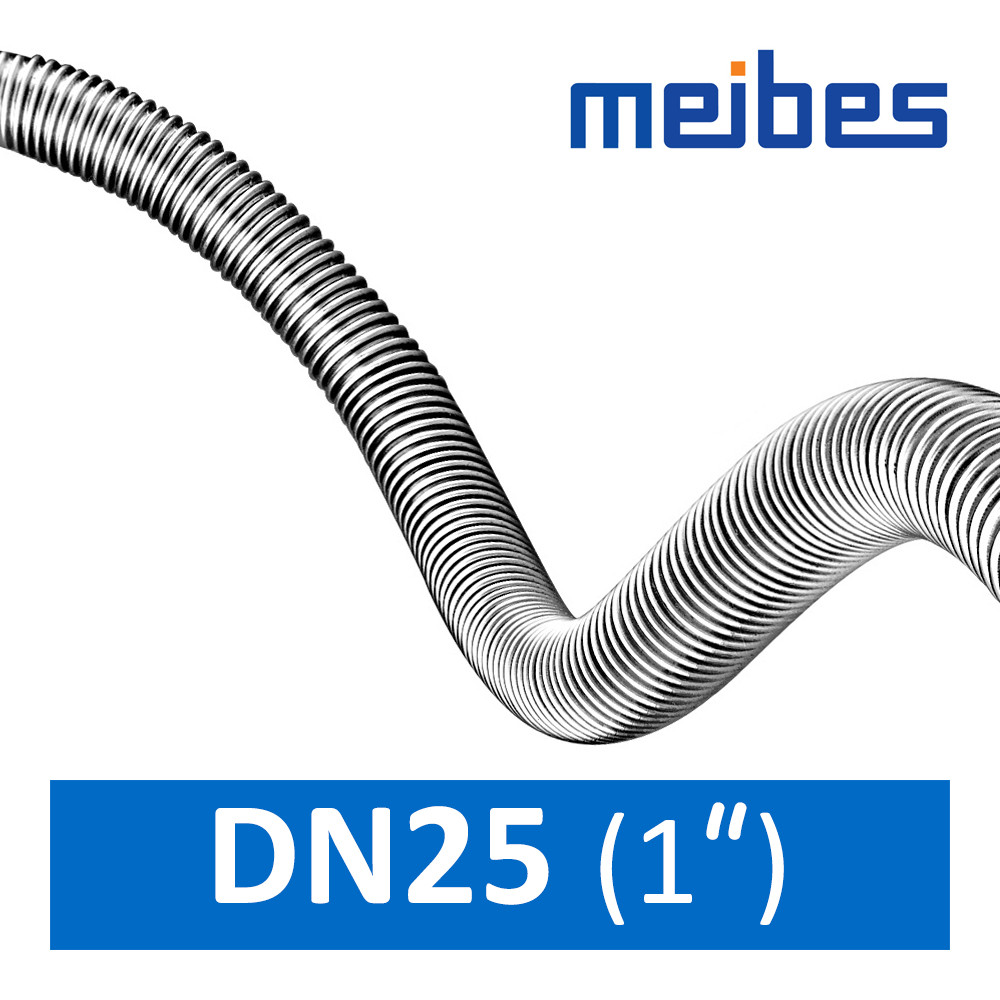 Труба из нержавеющей стали гофрированная DN25 INOFLEX Meibes - фото 1 - id-p75265429