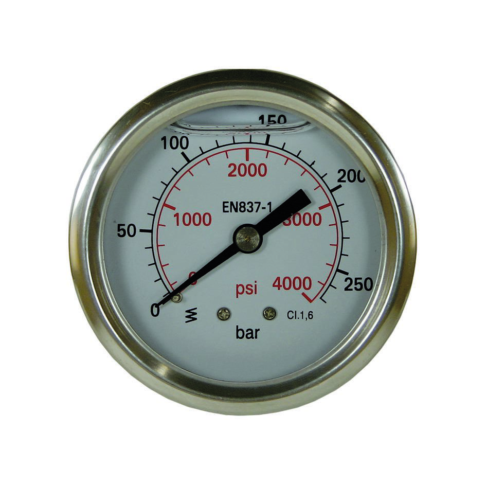 Манометр высокого давления 0-400 1/4"M, 50 мм