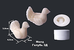 Молд Голубь 3Д