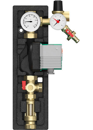 Солнечная станция S 3/4″ с регулятором Basic 1-трубная с насосом Wilo Star ST 15/6 Meibes (45719.24 WI), фото 2