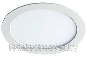 Светодиодная панель круглая PPL- RPG  алюм 12w 4000K/6500К d170*25mm IP40