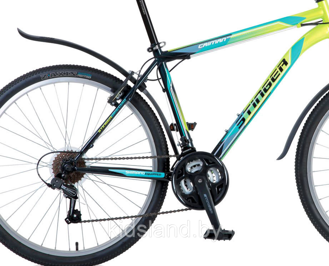 Велосипед Stinger Caiman 26" зеленый - фото 4 - id-p75396816