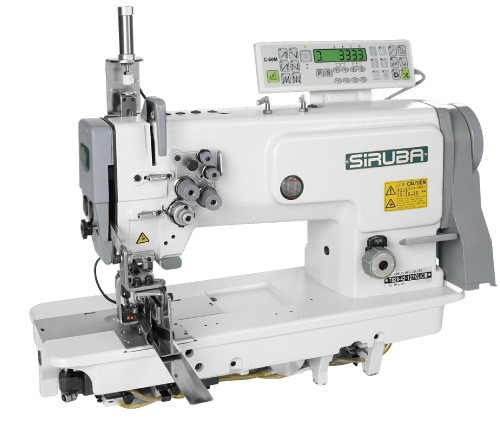 Промышленная швейная машина SIRUBA T828-42-127KL/C двухигольная без отключения игл - фото 1 - id-p75442704