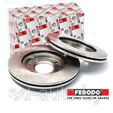 Тормозные диски передние FERODO, SKODA RAPID - фото 1 - id-p75450059