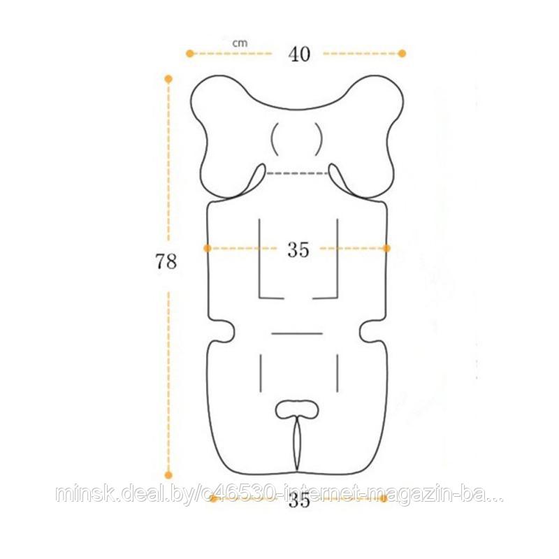 Вкладыш в прогулочную коляску. "BabySleep" Матрас в прогулочную коляску. - фото 8 - id-p75461207