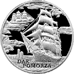 Дар Поможа (Dar Pomorza). Медно–никель 1 рубль 2009