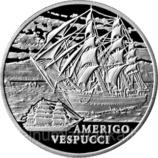 Америго Веспуччи (Amerigo Vespucci). Медно–никель 1 рубль. 2010