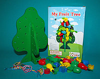 Развивающая игрушка Шнуровка "Моё фруктовое дерево", арт. 108 
