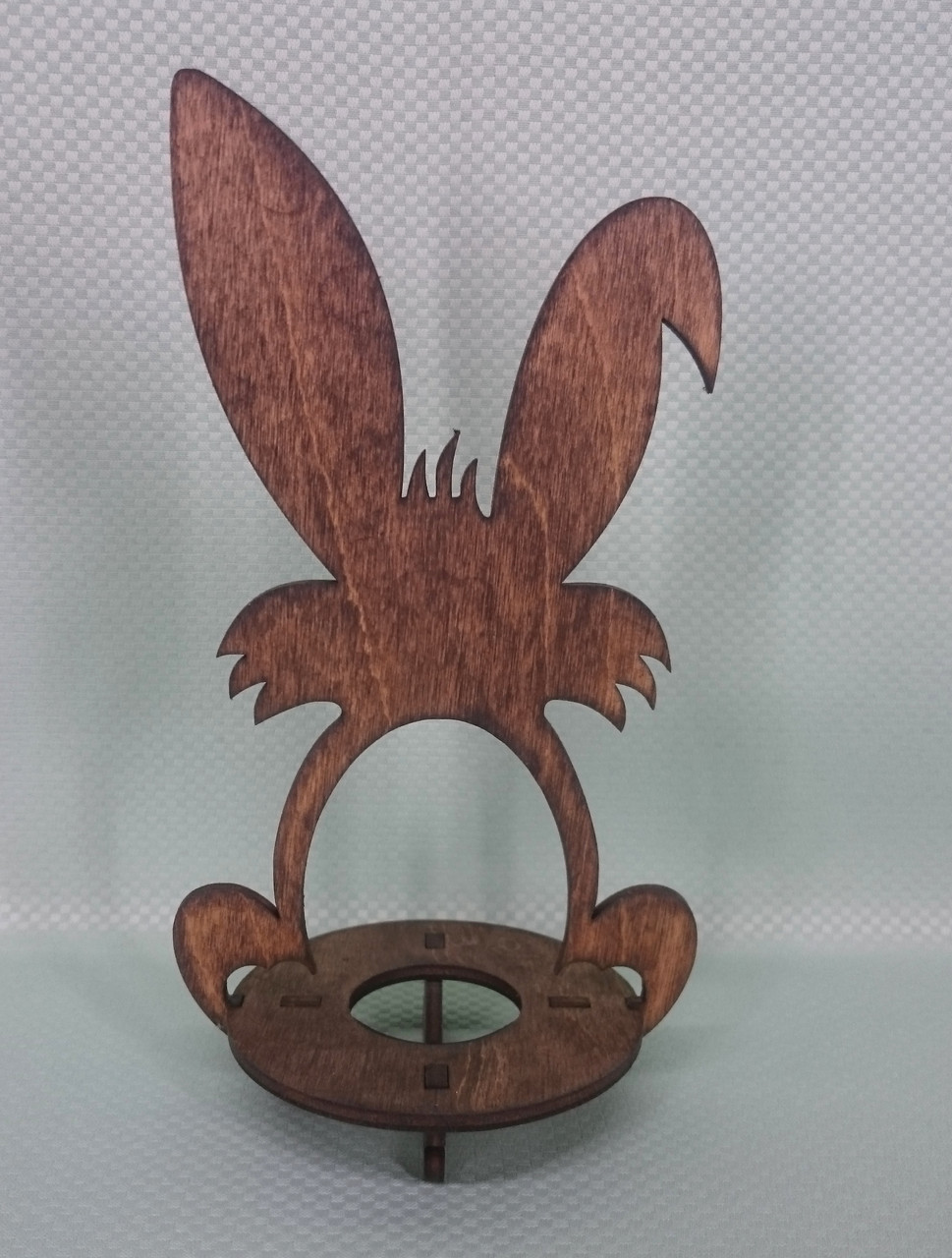 Подставка на 1 яйцо "Кролик" тонированная - фото 1 - id-p75469166