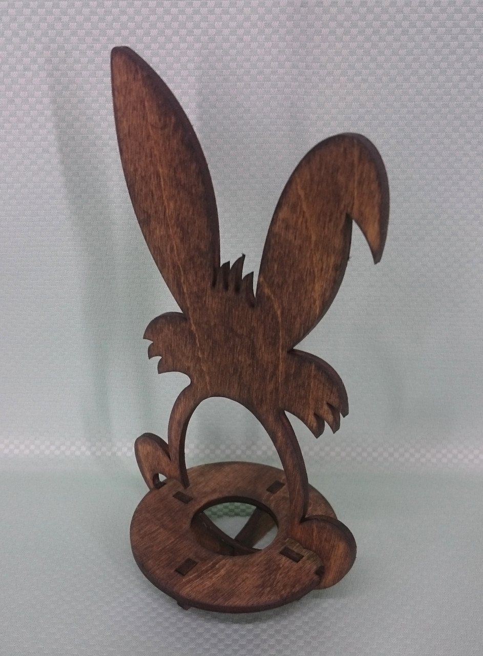 Подставка на 1 яйцо "Кролик" тонированная - фото 4 - id-p75469166