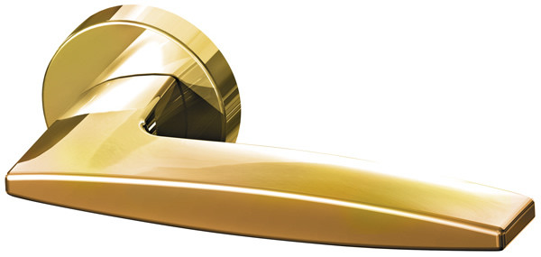 Дверная ручка SQUID золото. - фото 1 - id-p75481099