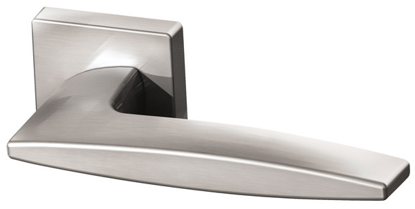 Дверная ручка SQUID (квадрат) матовый никель.