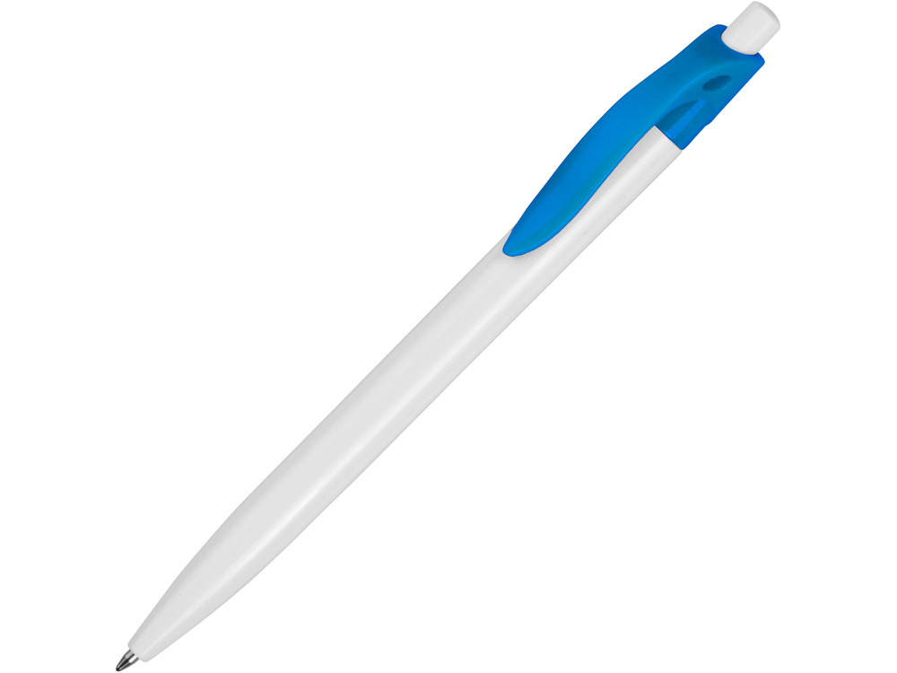Ручка шариковая Какаду, белый/голубой - фото 1 - id-p72561141