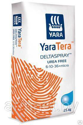 Удобрение YARATERA DELTASPRAY™ ORANGE 6-10-36 (Дельтаспрей Оранжевый) мешок 25кг