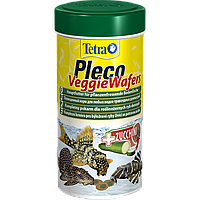 Tetra Pleco Veggie Wafers 100 мл - корм для травоядных донных рыб