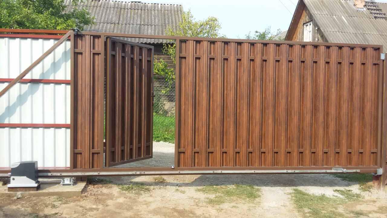 Откатные ворота с установкой под ключ - фото 10 - id-p75539246